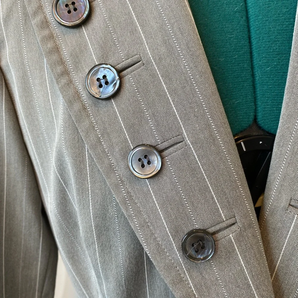 ETCETERA Classic pinstriped blazer with button details - Picture 6 of 7